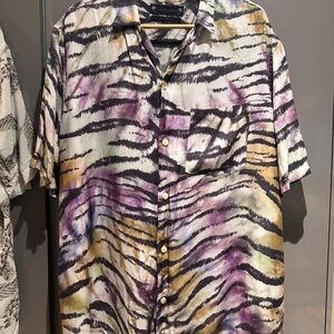 Giorgio Armani Men's Multicolor Striped Shirt